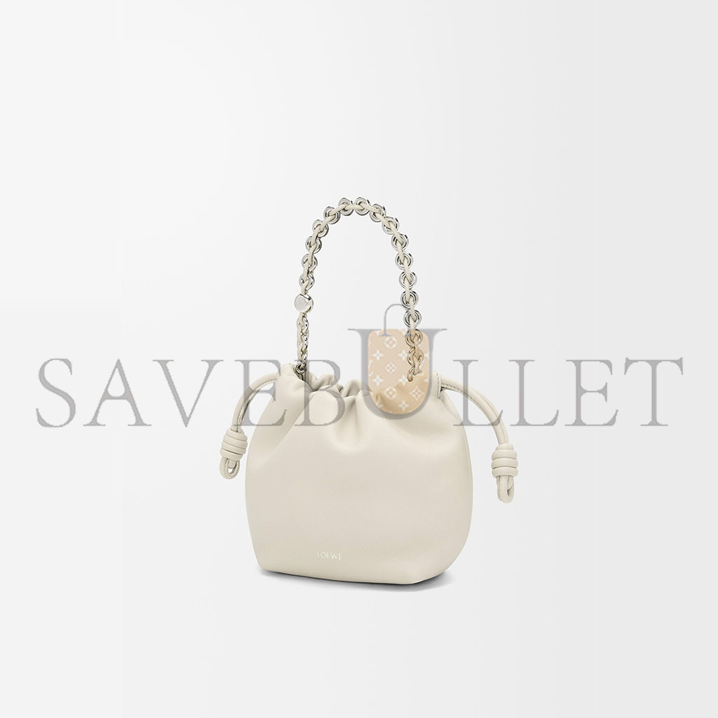 LOEWE MINI FLAMENCO PURSE BAG IN MELLOW NAPPA LAMBSKIN 0011091733 (23*17*5.5cm)